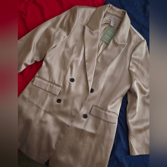 Satin Blazer Dress - Picture 5 of 9